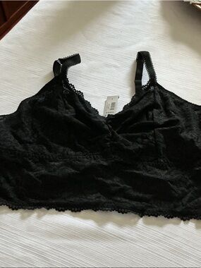 TORRID Black Lace Bralette with Adjustable Straps